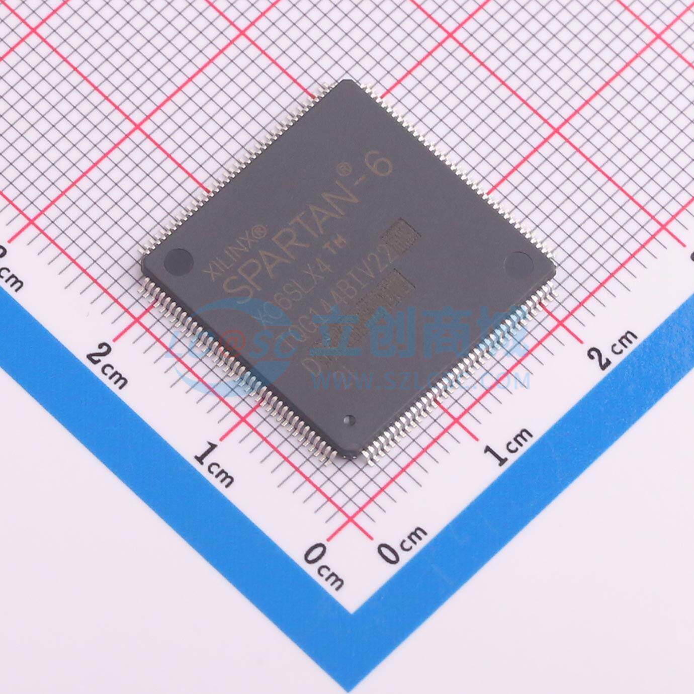 可编程逻辑器件(CPLD/FPGA) XC6SLX4-2TQG144I TQFP-144 原装正品