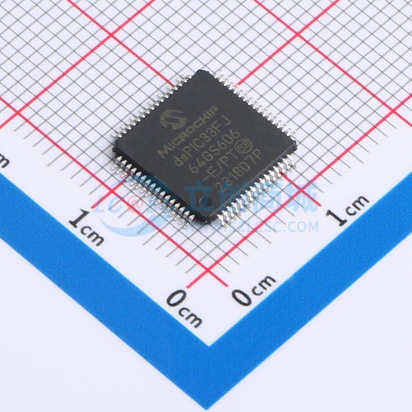数字信号处理器(DSP/DSC) dsPIC33FJ64GS606-E/PT TQFP-64(10x10)