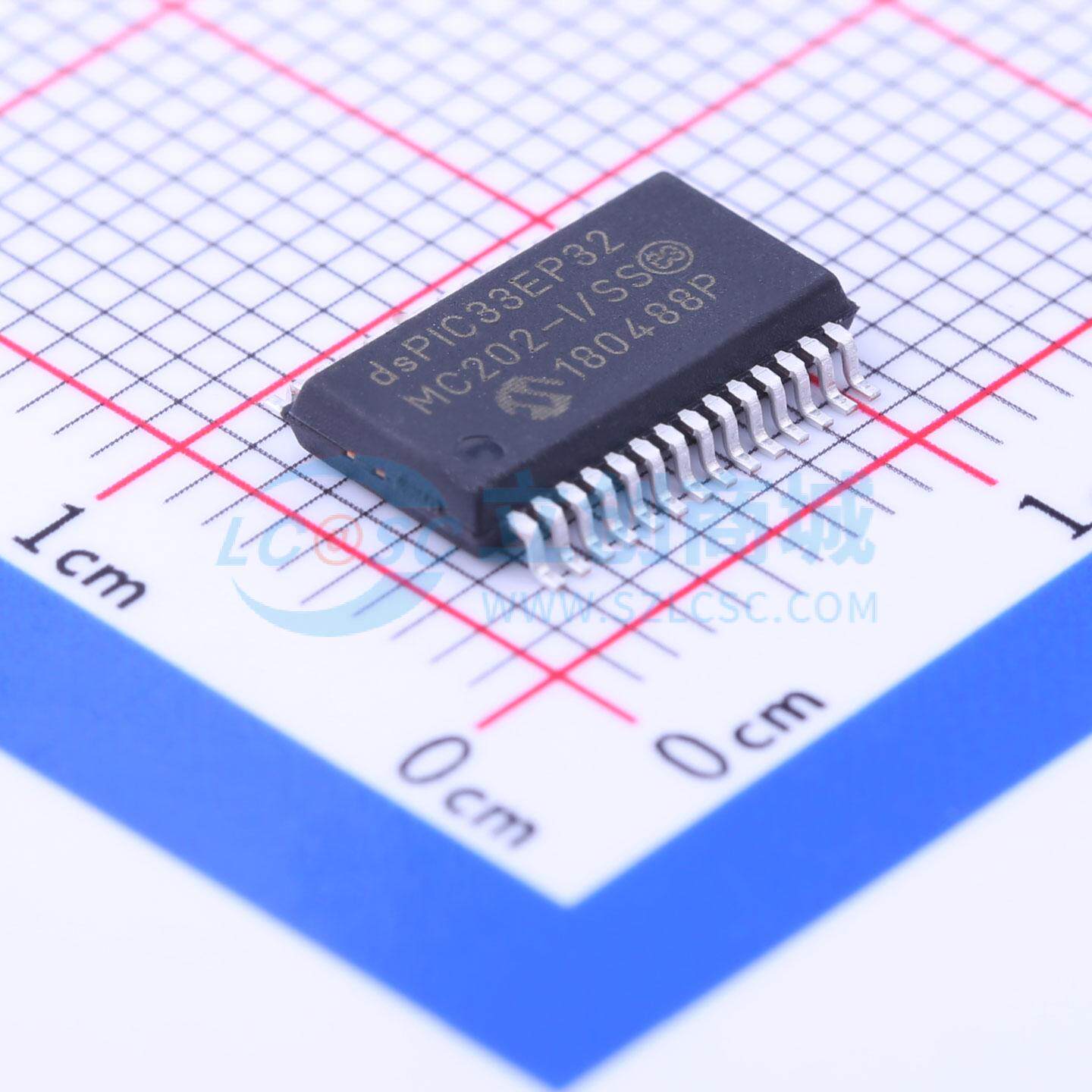 数字信号处理器(DSP/DSC) DSPIC33EP32MC202-I/SS SOIC-28-208mil