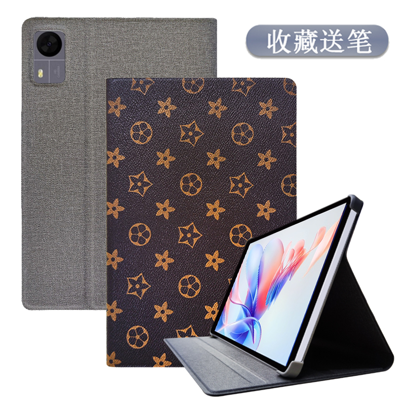 Suitable for Lenovo Eraser M9 4g Protective Case 10.1inch Tablet Computer Case Cloud Erazer Cloud Tablet Learning Machine Leather Case Anti-Fall Cover Tempered Film