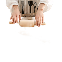 Hammer solid wood rolling pin baking stick stick dumpling noodle wrapper household artifact set roller coarse utensils