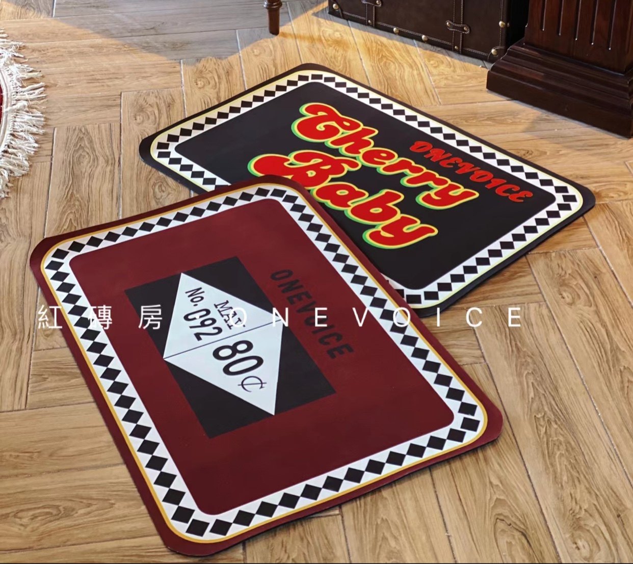 Red brick house OneVoice exclusive original diatom mud absorbent cool pad makeup room floor mat bathroom quick-drying non-slip mat