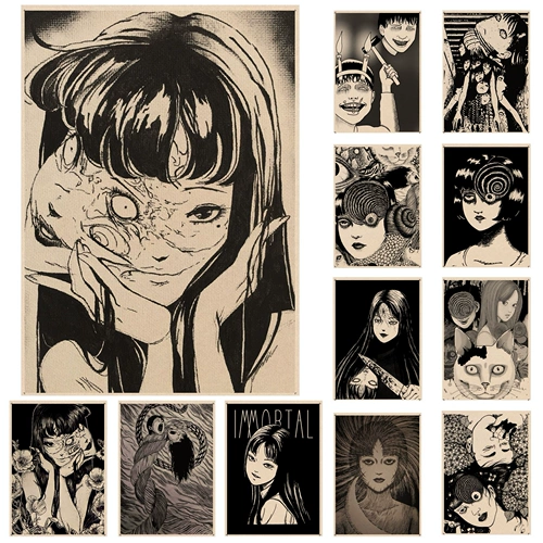 Дзюнджи Ито - классические картели аниме ужасов