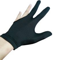 Billiard gloves billiard elastic black three-finger fingerless gloves breathable ball room accessories for left and right hands