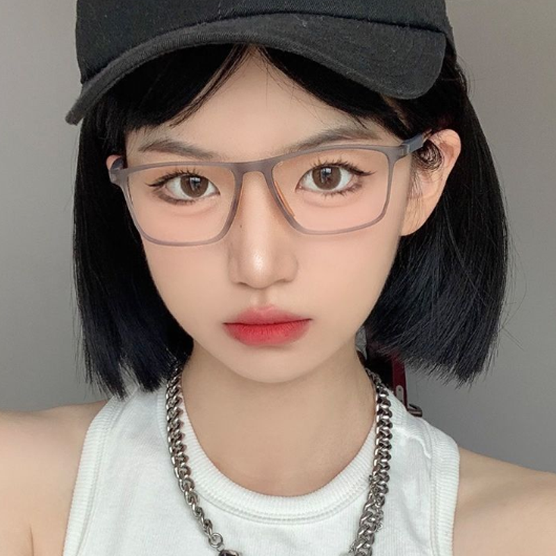 Ultra-Light Tr90 Sports Glasses for Men and Women, Can Be Fitted with Prescription Lenses, Blue Light Blocking, Professional Eye Protection for Basketball and Football, Trendy Eyewear Frame