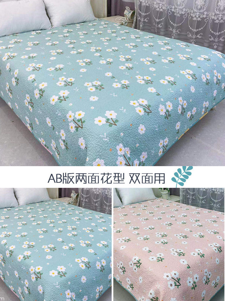 Pure cotton slit is not easy to wrinkle the double - sided double - sided Korean quilted all - cotton high - end 2020 tatami pad