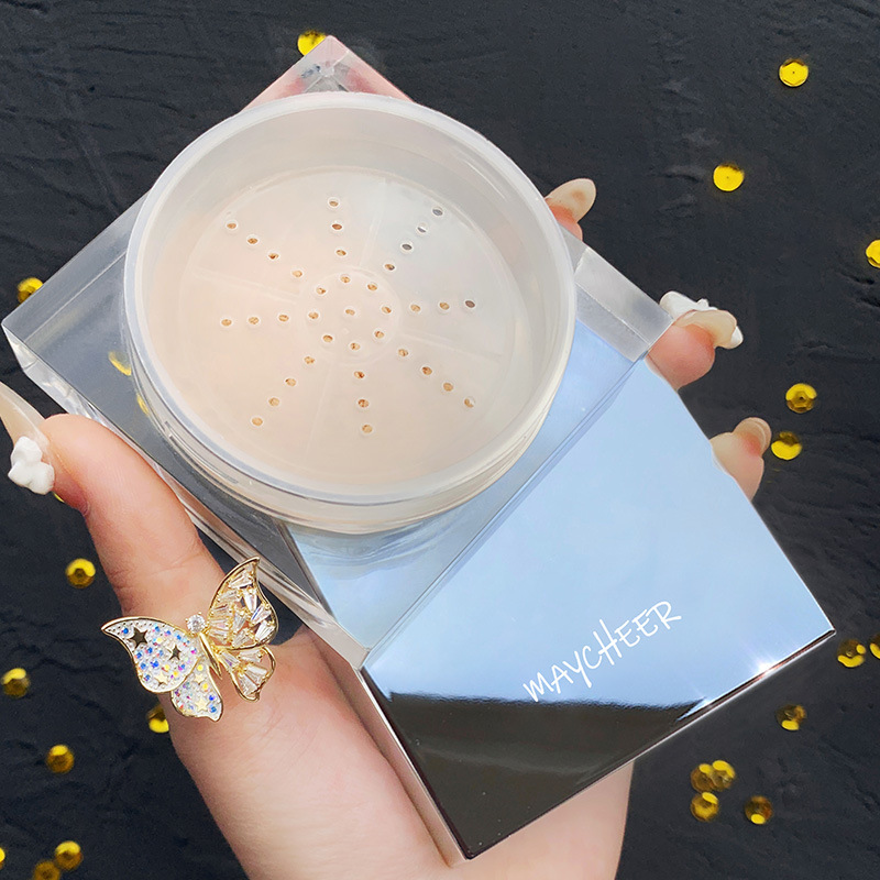 Honey like silk soft air loose powder oil control does not take off makeup waterproof anti-sweat concealer concealed pore powder powder makeup powder female