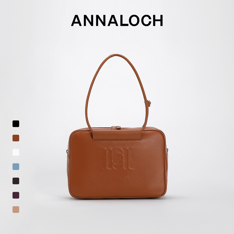 Sun Li's Same Style Annaloch Unisex Simple Commuter Rcl Classic Shoulder Tote Briefcase Large Capacity Women's Bag