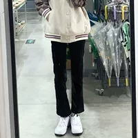 Tide, черные цветные прямые свободные джинсы, штаны, штаны-клёш, высокая талия, коллекция 2022, по фигуре