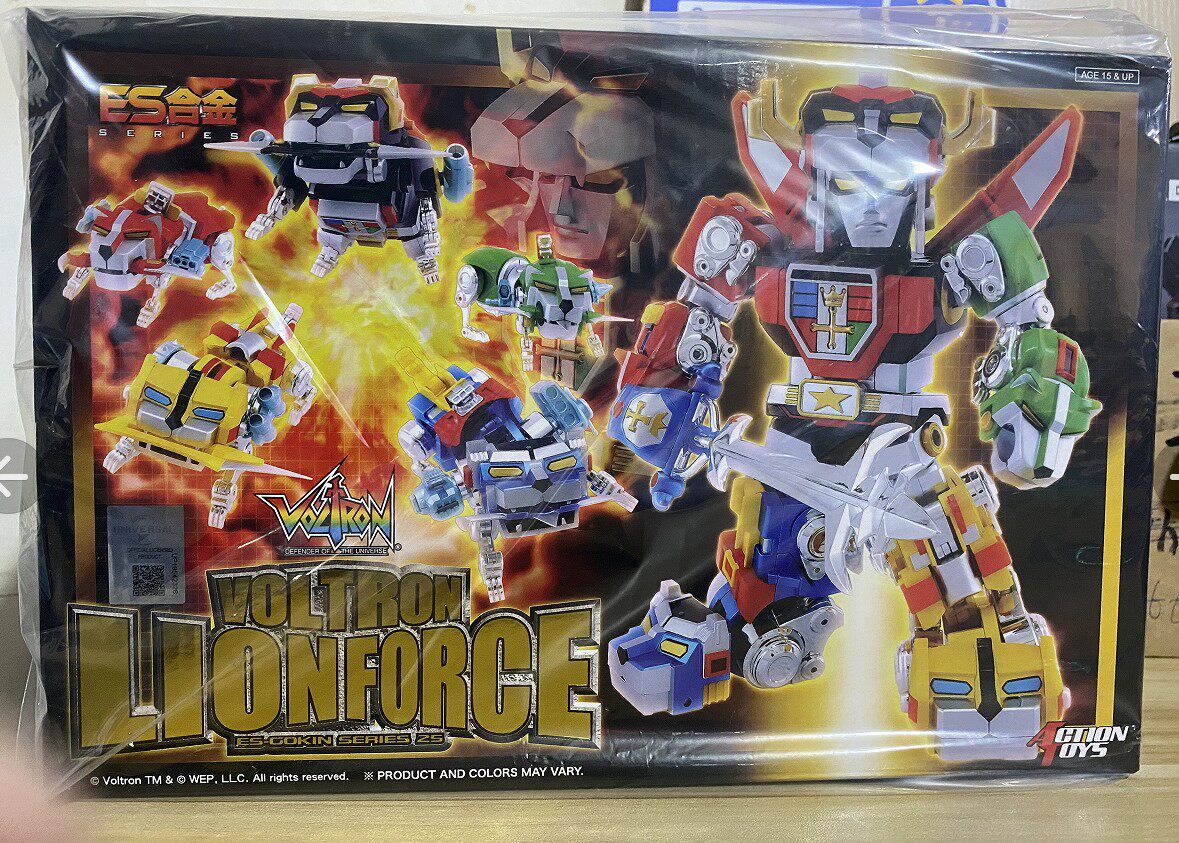 Action Toys ES合金 Q版 百兽王 战神金刚 Voltron 15cm:童年回忆杀,收藏级手办新宠!-机器人-淘宝好物网