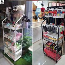 Food cabinet drink rack four-tier food rack display stand supermarket shelf department store hook multi-layer shelf cigarette hotel