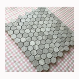 Серый маленький шестиугольный каменная мозаичная стена плитка плитка мраморная лайма деревянная зерно гексагональная ванная комната туалет бассейн