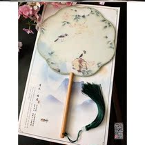 Middle China wind gusts 8 petals ancient semioverdraft fan accident court hops dance fan sub-Han suit streaming su qipao manga female