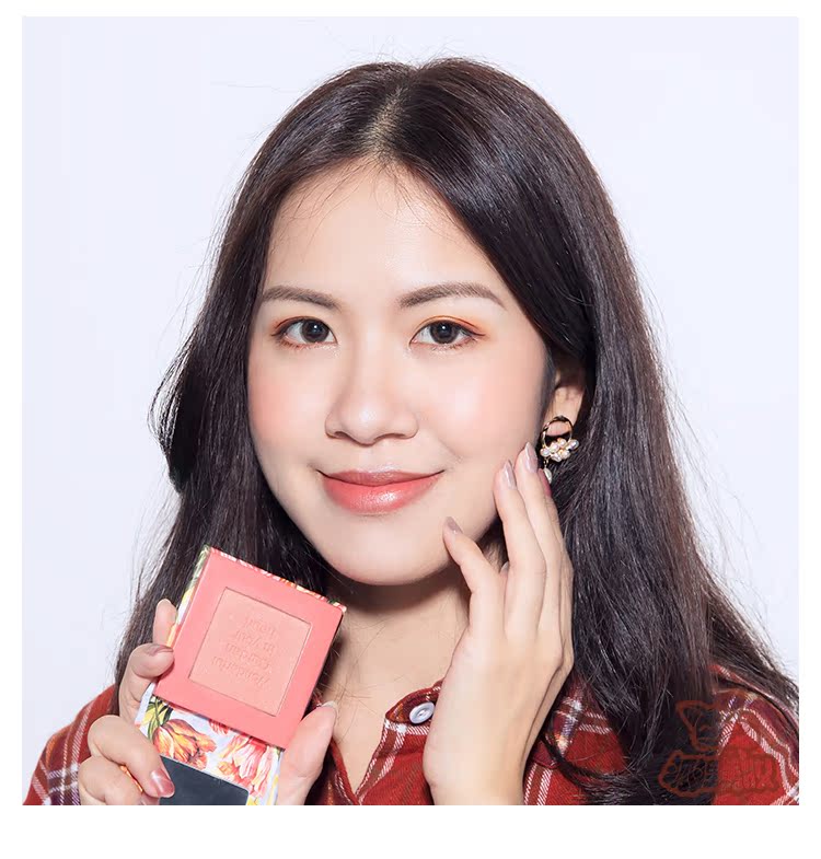 NyceMakeup hộp hoa phấn má hồng kem cam khô hồng phấn hồng trang điểm nude cô gái Nhật Bản phấn má hồng - Blush / Cochineal phấn má canmake