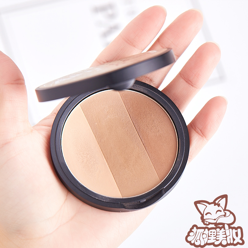 Quá tuyệt cho trường học ba màu năng lực sửa chữa bột bóng mũi bóng tóc bóng tóc nổi bật khuôn mặt sáng bắt sáng