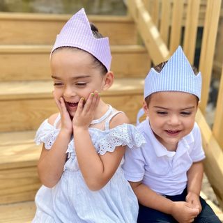 Children's birthday festive headwear crown pure