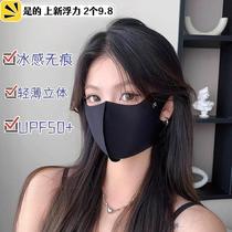 2024 thin section UPF50 washable eye corner piece-type untractable solid sunscreen anti-UV repair mask