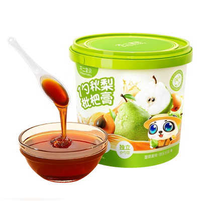 不二宝贝枇杷秋梨膏冲泡水即食饮品老人小孩搭婴幼儿童养生无添加