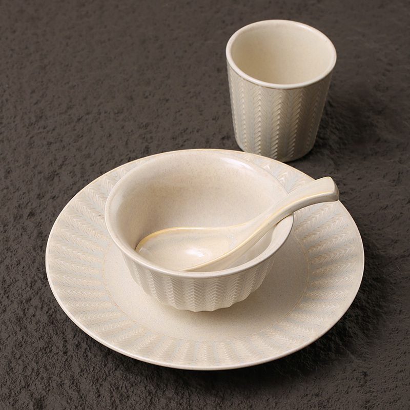 Specialty Restaurant Tableware Four-Piece Set, Retro Creative Fusion Cuisine Restaurant Ceramic Plates, Bowls, Spoons Three-Piece Set Specialty Restaurant Tableware Four-Piece Set, Retro Creative Fusion Cuisine Restaurant Ceramic Plates, Bowls, Spoons Three-Piece Set