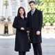 High-End Professional Woolen Coat Workwear for Men and Women in Autumn and Winter, Hotel Administrative Front Desk Reception Cashmere Woolen Coat Work Uniform