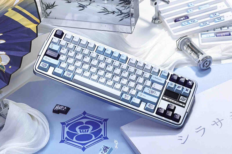 Bokerystudio Bread80 Bread80 Customized Tri-Mode Aluminum Alloy Mechanical Keyboard Couple Gift Bokerystudio Bread80 Bread80 Customized Tri-Mode Aluminum Alloy Mechanical Keyboard Couple Gift