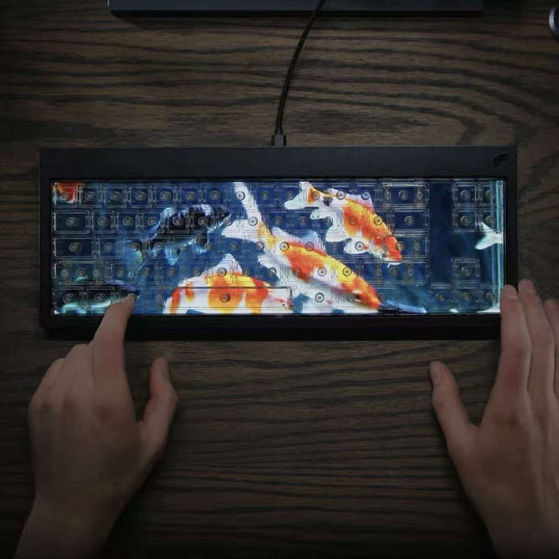 Finalmouse Keyboard Centerpiecepro Magnetic Switch Keyboard Ultra-High Refresh Rate Display under the Switch