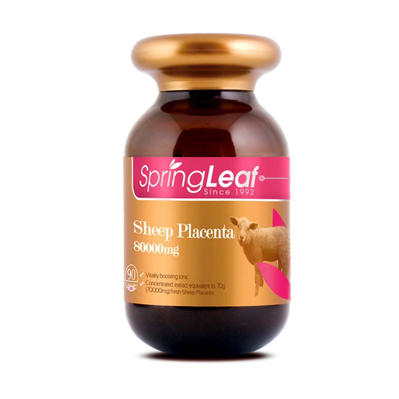 【澳洲直邮】Spring Leaf 绿芙羊胎素软胶囊80000mg 90粒