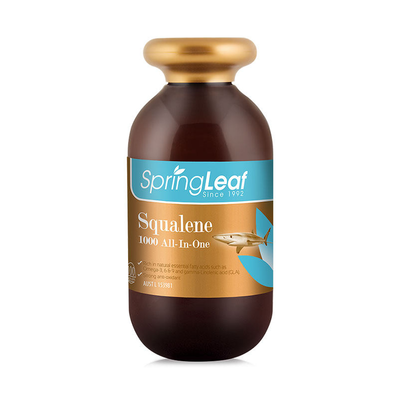 【澳洲直邮】  springLeaf 角鲨烯六合一胶囊心脑健康 1000mg 365粒