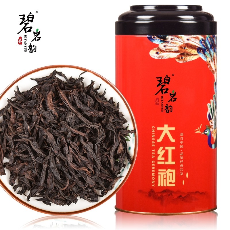碧岩韵 茶孔雀红罐大红袍200g