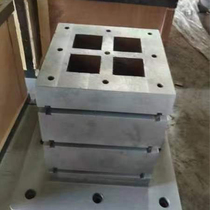 New T-slot square box cushion box cast iron square box workbench marking equal height square box scraping and marking right angle magnetic force