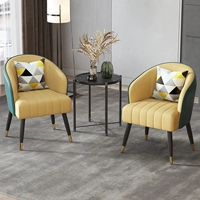 Два стула, один стол (желтый+павлин зеленый)