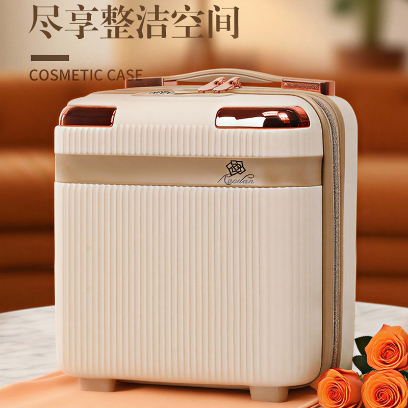 15inch New High-End Souvenir Small Portable Cosmetic Bag Unisex Password Travel Hard-Shell Suitcase 15inch New High-End Souvenir Small Portable Cosmetic Bag Unisex Password Travel Hard-Shell Suitcase