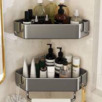 Toilet hand storage bathroom wall hanging washing triangle washbasin wall shower room punch-free bathroom storage rack