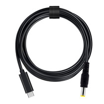 Laptop DC7 9*5 5MM round port PD decoy cable Type-C high current fast charging cable 1 5 meters