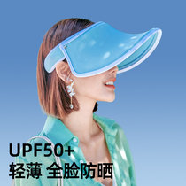 Charred under great eatery outdoor sunbeds female summer new riding empty top sunscreen sunscreen for sun hat anti-UV sun hat