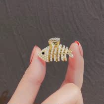 Small Hair Clip Grip Clip Mini Metal Small Fresh Small Fish Catch Clip Brief About 100 Hitch Fashion Hairpin Net Red Hair Clip Sweet