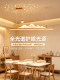Includes Installation, Restaurant Chandelier, Natural Wood Style Bar Counter Lighting, Starry Sky Projection, Linear Strip, Vintage-Style Restaurant Chandelier