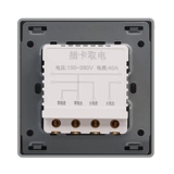 Отель Hotel Plug -In Card Electricity Switch четвертый Ren Card Mechanical 40A High -Power Hotel Hotestay задержка 86 панель