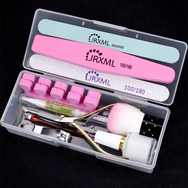 Nail tool manicure nail strip professional peeling shear softener shop household scrub strip set full set