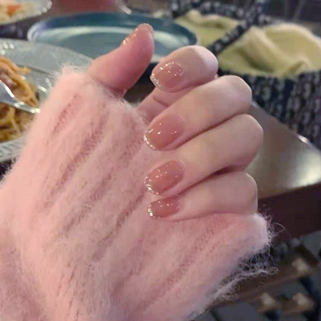 Autumn and winter nail patch wearing manicure phototherapy finished waterproof can be repeatedly disassembled pregnant women's fake nails can be worn