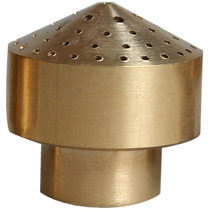 Firework column nozzle all-copper stainless steel double-layer shower head water feature landscape fountain rockery fish pond water spray equipment