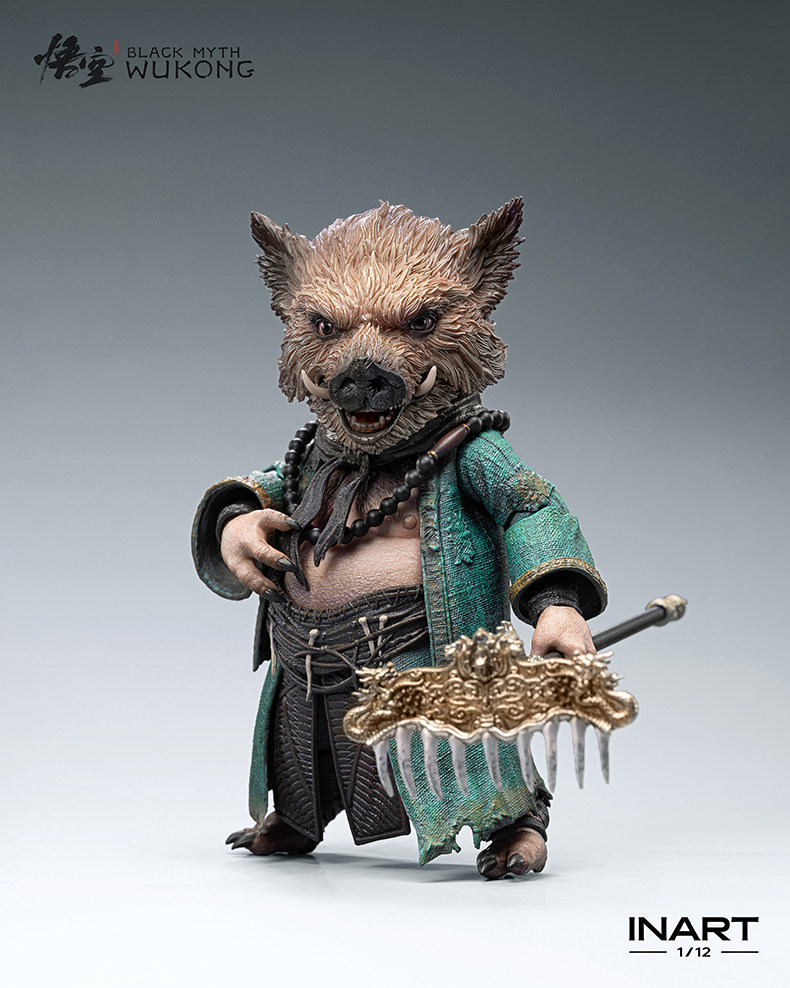 Official INART Zhu Bajie 1/12 action figure detail 9