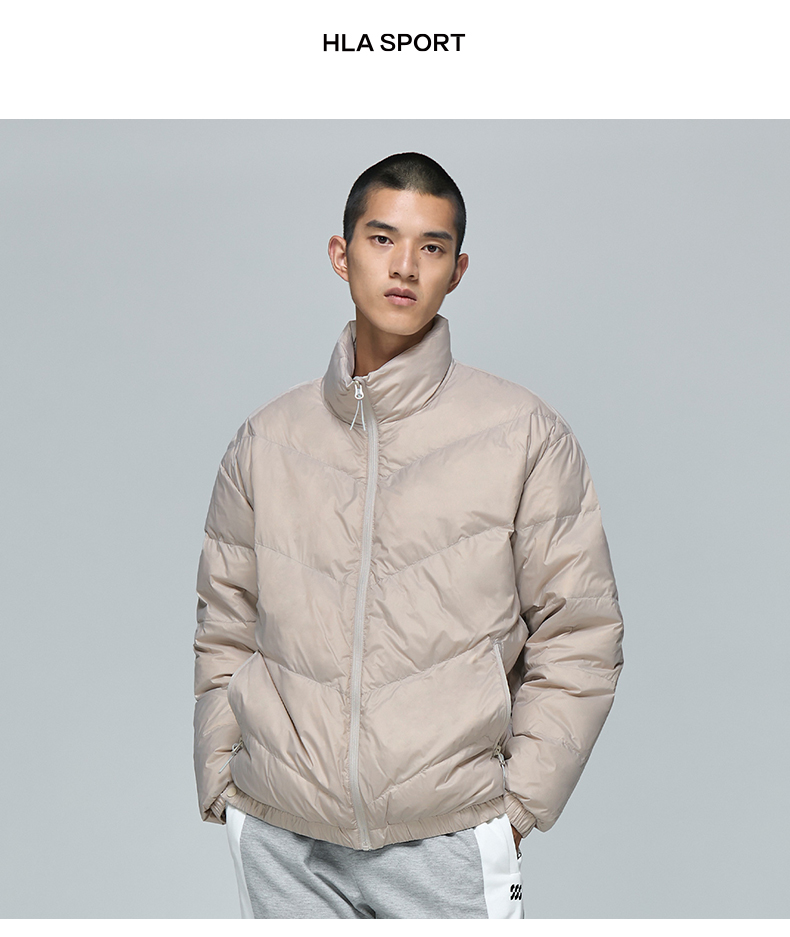 海澜之家 2021冬季新款 80%充绒  男短款羽绒服 图7