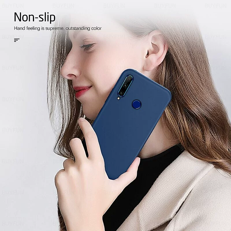 [Защитный чехол из жидкого силикона для Honor 8X 8A Prime 9X 8S 9C 9S Shoc]