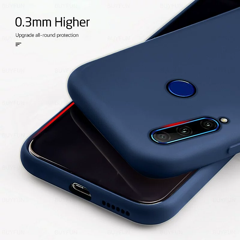 [Защитный чехол из жидкого силикона для Honor 8X 8A Prime 9X 8S 9C 9S Shoc]