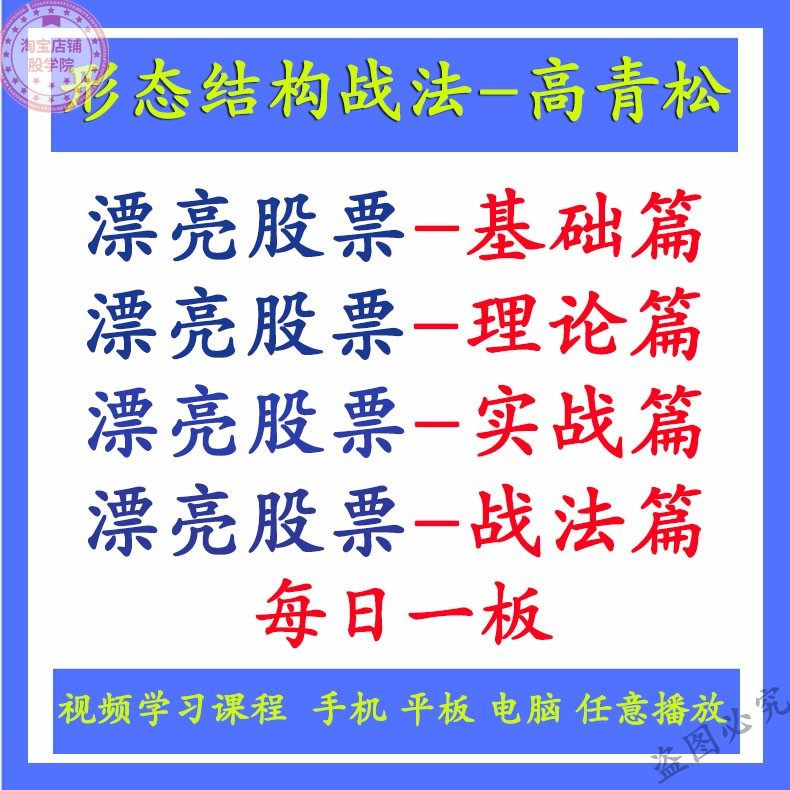 Gao Qingsong's Quantitative Learning Lecture Qingsong Interpretation of a Daily Board Morphology and Tactics Video Learning Tutorial