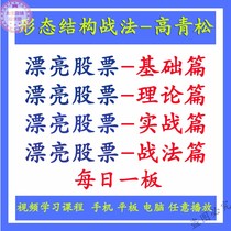 Gao Qingsong Quantum Lecture Hall Qingsong Read a Daily One Board Shape Structural Battle Law Video Learning Tutorial