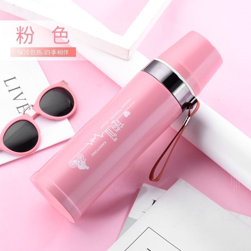 Cute big number Stainless Steel Cup Small Portable Sub Warhead Insulated Cup Kettle Small home Drink cup lid Custom
