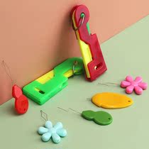 Wearing needler cross stitch tool wearing needle lead old man Recognition Needle God Instrumental Sewing Machine Home Needle Threading Machine Lead Wire Instrumental