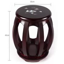 Stool guzheng round stool guzheng stool solid wood guzheng round stool plain style printed style guzheng stool strong and durable